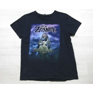 Rob Zombie T-Shirt Men's (XL) Industrial Metal Shock Rock White Zombie REPRINT